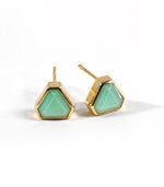 Load image into Gallery viewer, Stud Earring - CHRYSOPRASE
