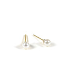 Load image into Gallery viewer, Petite pearl stud earrings
