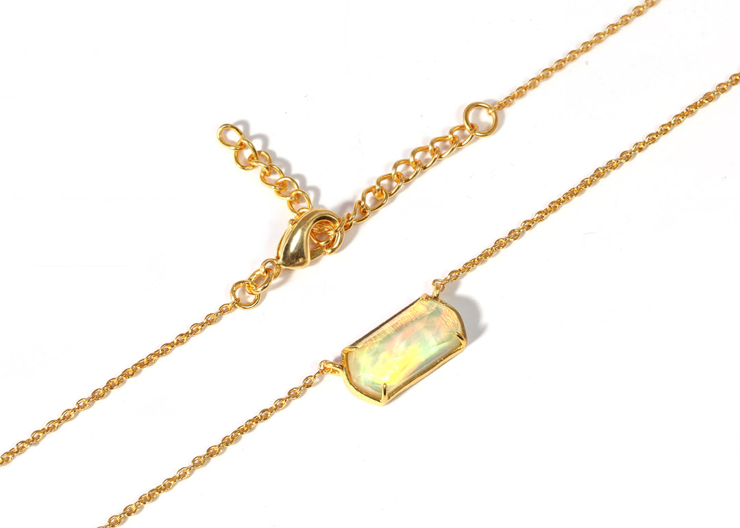 Bespoke Aura Necklace in Aurora Opal