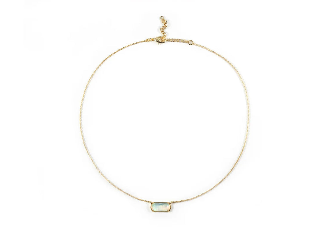 Bespoke Aura Necklace in Aurora Opal