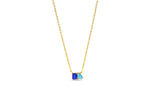 Load image into Gallery viewer, Blue sapphire with Ocean Topaz Necklace
