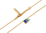 Load image into Gallery viewer, Blue sapphire with Ocean Topaz Necklace
