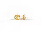 Load image into Gallery viewer, Citrine shine with green amythyst Earrings
