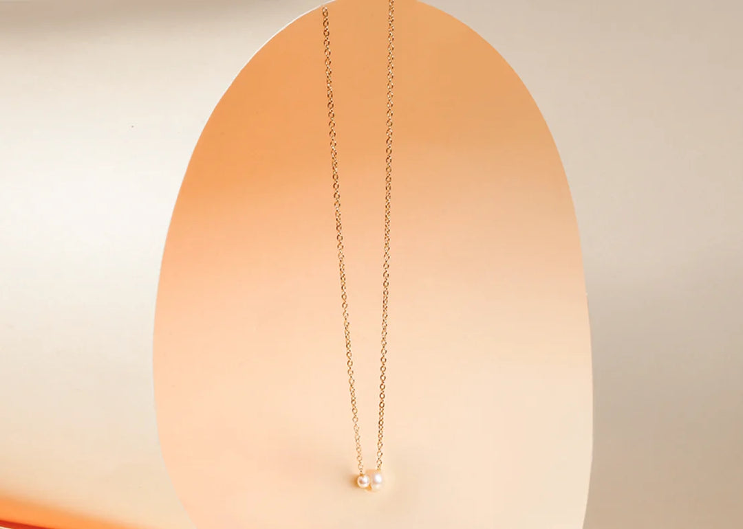 Duo Pearl Glow Necklace