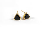 Load image into Gallery viewer, Facet Edge Stud in Midnight Onyx
