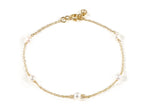 Load image into Gallery viewer, Golden Glow Pearl Chain Bracelet
