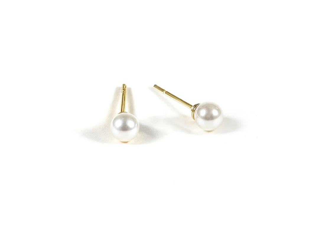 Petite Pearl Stud Earrings