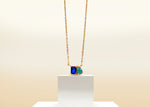 Load image into Gallery viewer, Blue sapphire with Ocean Topaz Necklace
