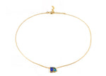 Load image into Gallery viewer, Blue sapphire with Ocean Topaz Necklace
