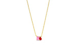 Load image into Gallery viewer, Tourmaline bliss with Ruby blaze Necklace
