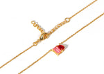 Load image into Gallery viewer, Tourmaline bliss with Ruby blaze Necklace
